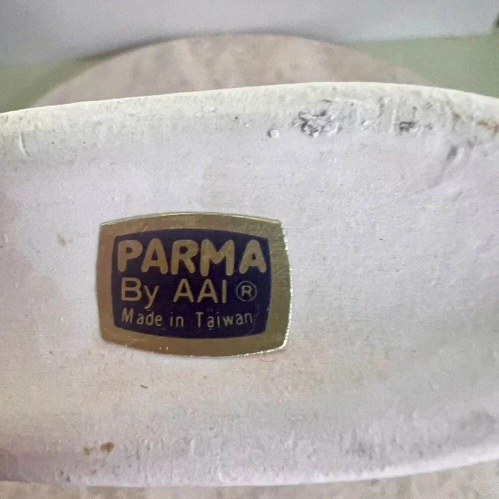 Parma by AAI Matte ivory Cream Stoneware Textured Mid-Century Art Pottery Bud Va